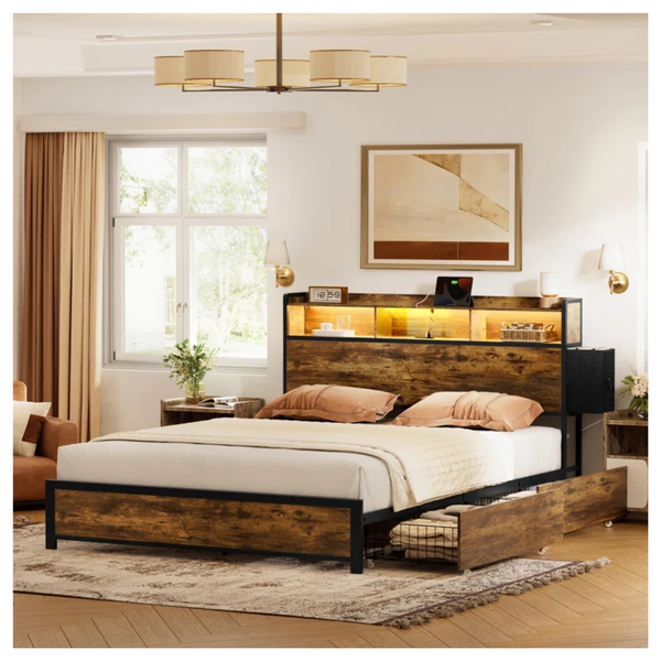 17 Stories Antioch Queen Bed Frame (Queen)