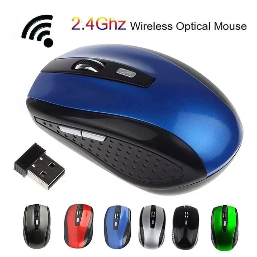 2.4G Wireless 6-Button Optical Mouse (1200DPI)