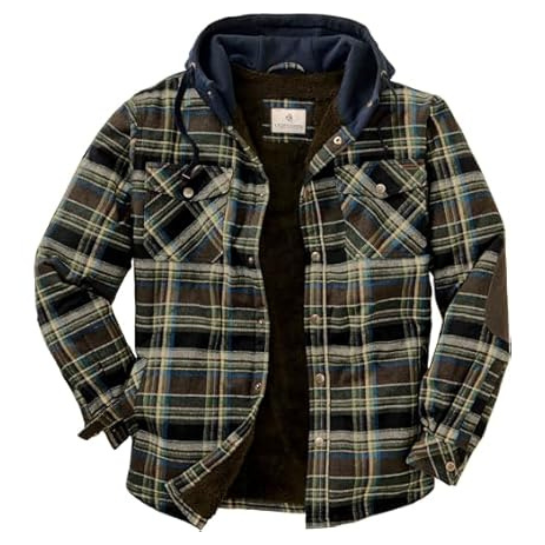 Legendary Whitetails Men's Hooded Flannel Shirt Jacket (4 Colors)