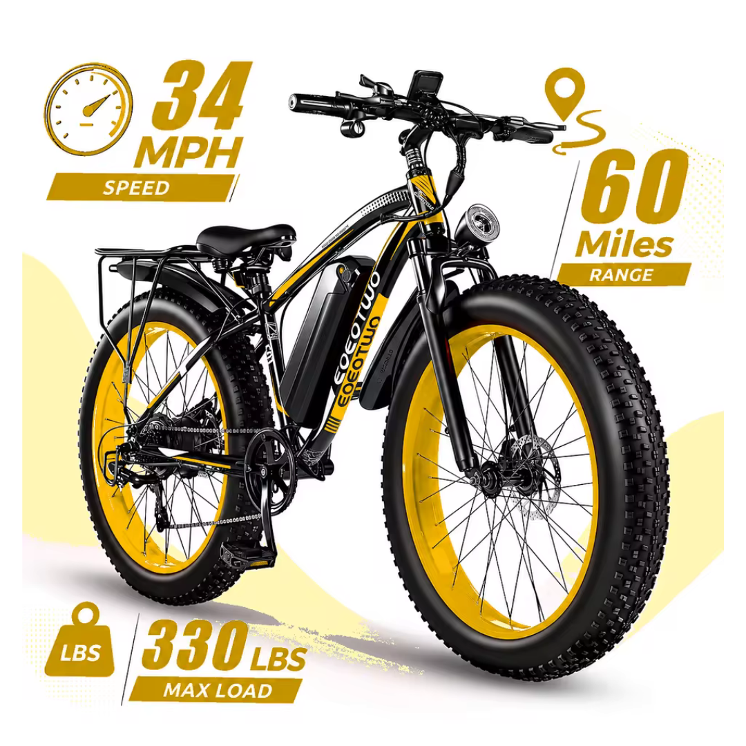 1500W Electric Mountain Bike With 60 Miles Long Range (3 Colors)