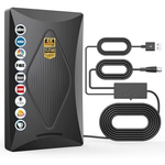 Long Range Amplified Digital TV Antenna W/USB Signal Booster