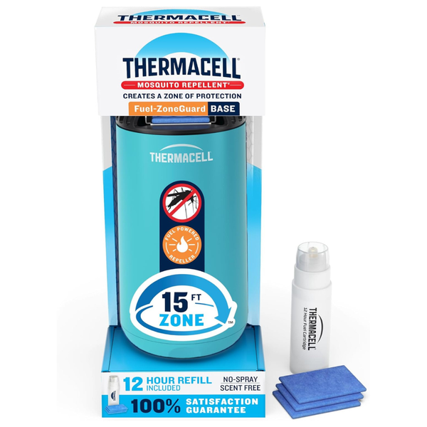 Thermacell Fuel-ZoneGuard Base Fuel Powered Mosquito Repeller With 12-Hr Refill