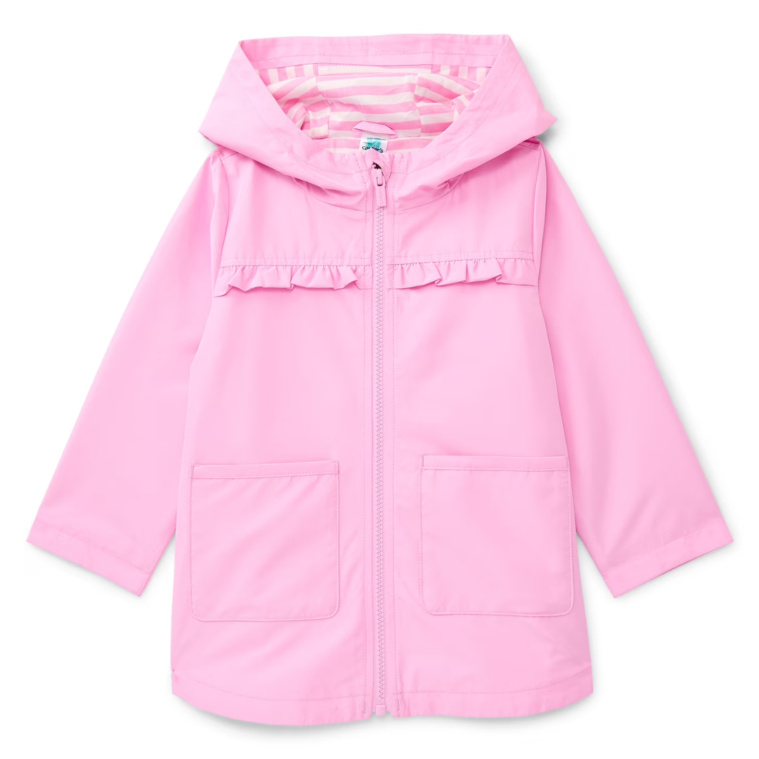 Carter's Child Of Mine Toddler Girl Print Rain Jacket W/ Hood (3 Colors)
