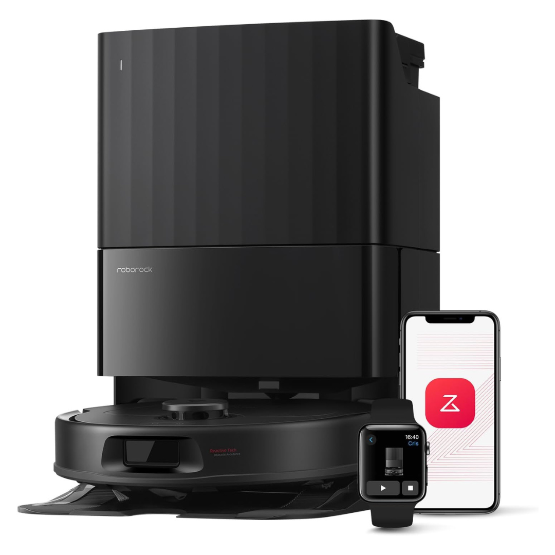 Roborock QV 35A Robot Vacuum With Multifunctional Dock (Black)