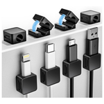 8-Pack Magnetic Cord Organizer Clips With Strong Adhesive