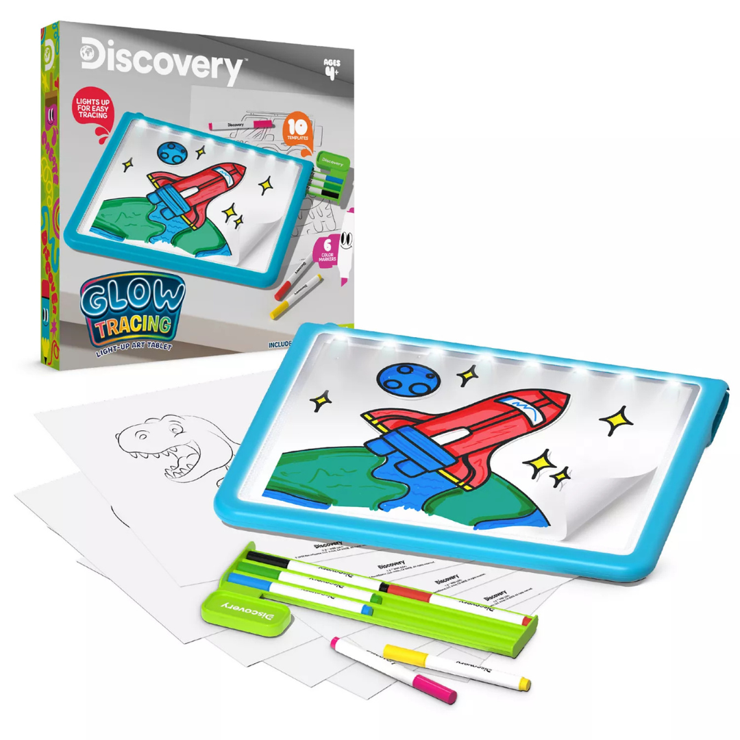 Discovery Kids Glow Tracing Light-Up Art Tablet