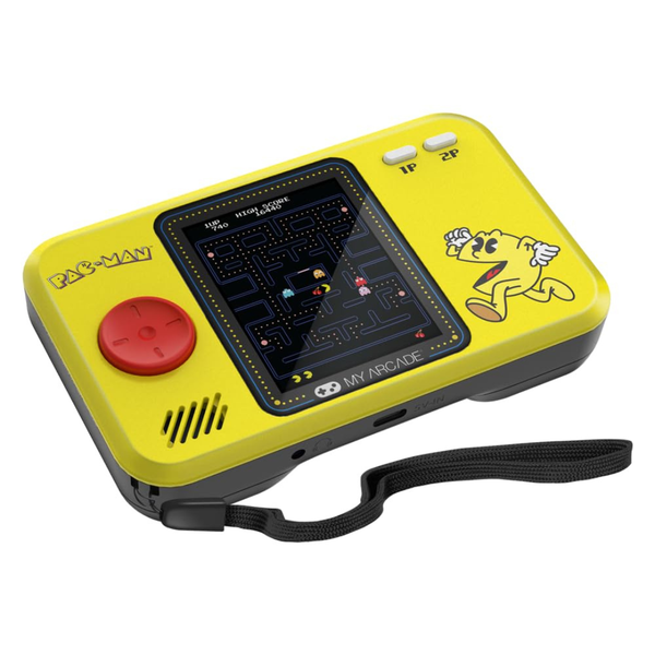 Pac-Man Pocket Player Pro Portable Handheld Gaming System With Travel Case