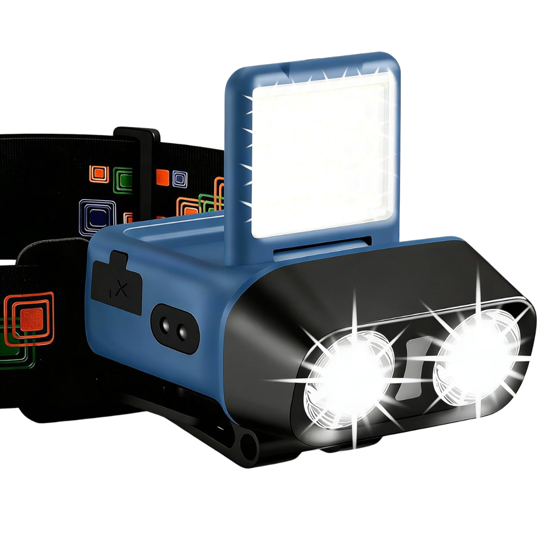 1200LM USB Rechargeable LED Headlamp Flashlight