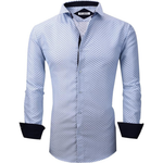 Alex Vando Men's Regular Fit Button Down Printed Casual Shirt