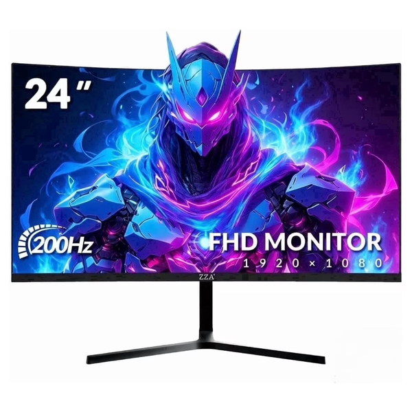 24" ZZA Z24B Curved 1080p FHD 200Hz 1ms Freesync LED Monitor