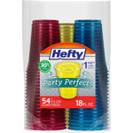 54-Count 18-Oz Hefty Party Perfect Tinted Disposable Plastic Cups