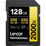 Lexar Professional 2000x UHS-II U3 Class 10 128GB SDXC Memory Card