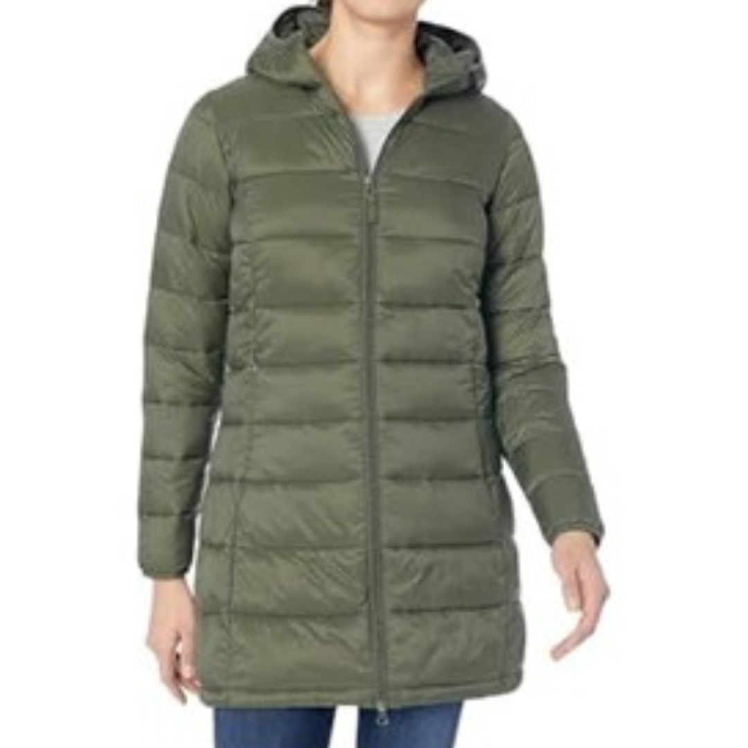 Amazon Essentials Women's Lightweight Hooded Puffer Coat