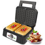 2-Slice Electric Waffle Maker With Temperature Control