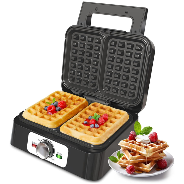 2-Slice Electric Waffle Maker With Temperature Control