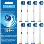 8-Piece Electric Toothbrush Heads Compatible with Oral-B