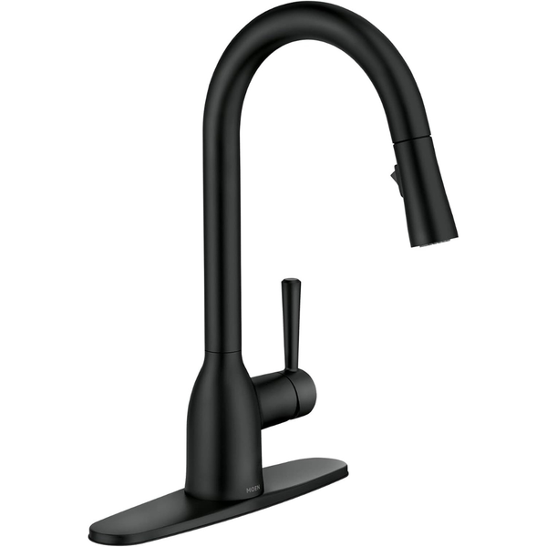 Moen Adler One-Handle High Arc Kitchen Sink Faucet with Power Clean