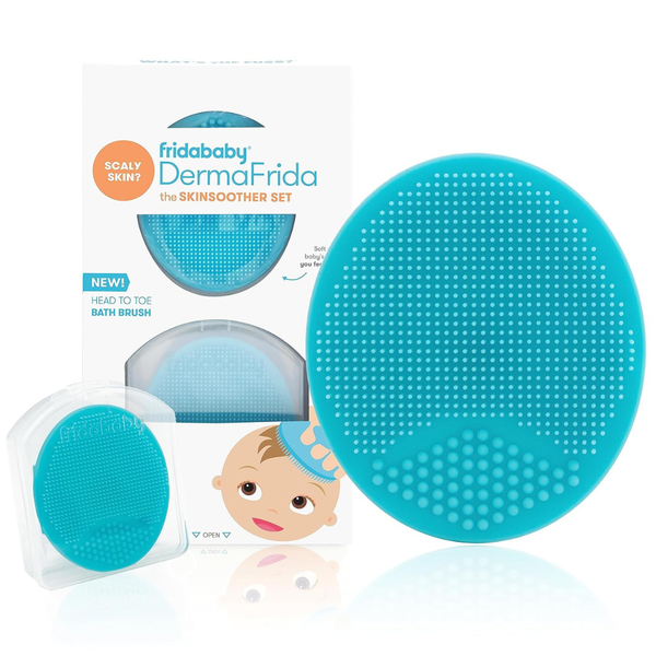 2-Pack Frida Baby DermaFrida SkinSoother Baby Bath Brush