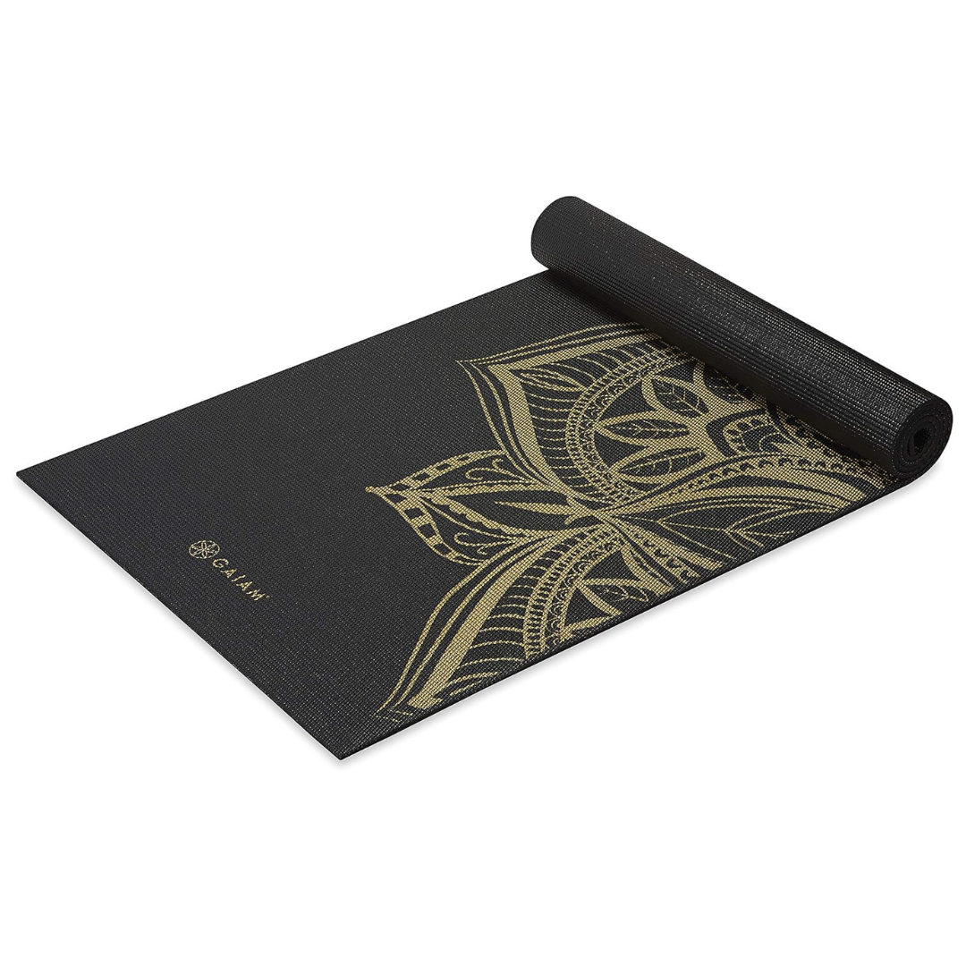 Gaiam Premium 6mm Print Extra Thick Yoga Mat