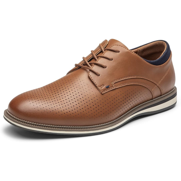 Men's Anti-Slip Outsole Plush Padding Breathable Casual Oxford