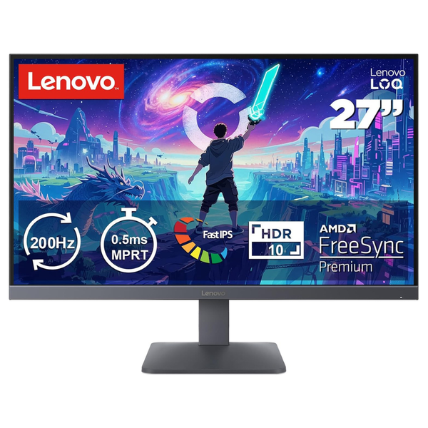 27" Lenovo Legion LOQ 27-10 FHD 200Hz 0.5ms HDR IPS Freesync Gaming Monitor