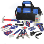 125-Piece Workpro Rechargeable Screwdriver & Basic Tool Set