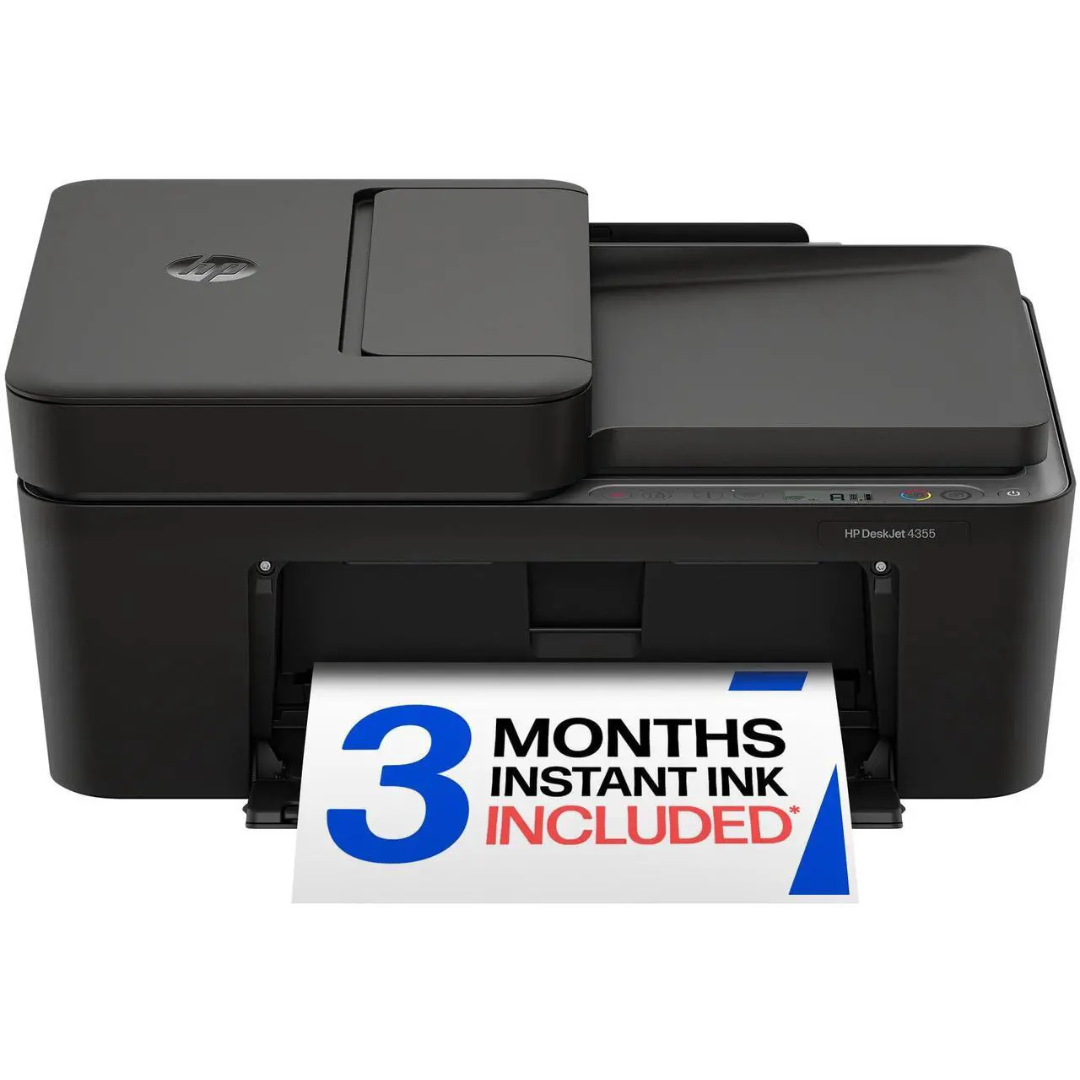 HP DeskJet 4355 Wireless Color Inkjet 3-in-1 Printer
