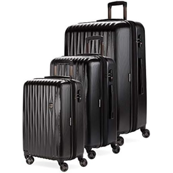 3-Piece SwissGear 7272 Energie Expandable Luggage Set (19"/24"/27")