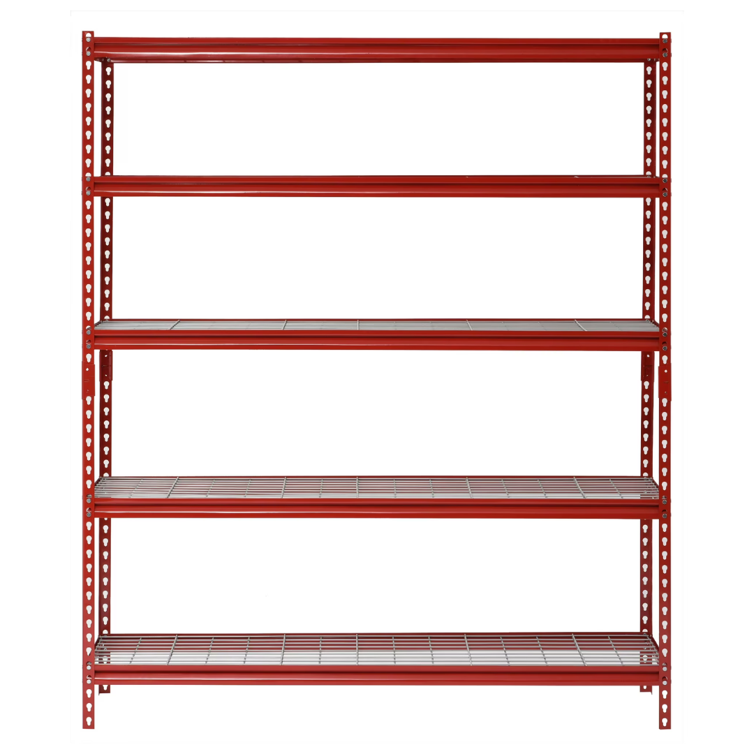 Muscle Rack 5-Tier Steel Shelving Unit W/ 650 lb. Capacity Per Shelf