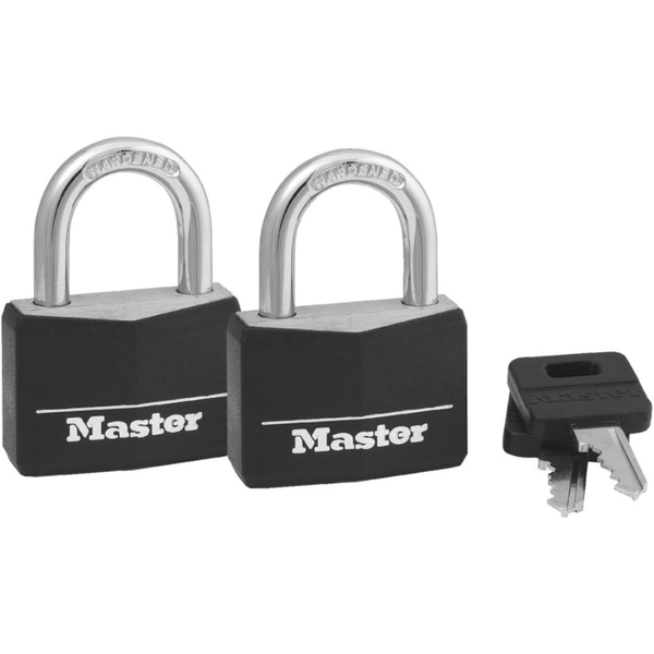 2-Pack Master Lock Covered Padlocks With Key