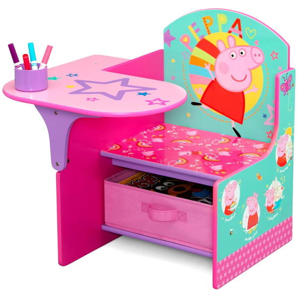 Delta Children Peppa Pig Desk With Storage Bin