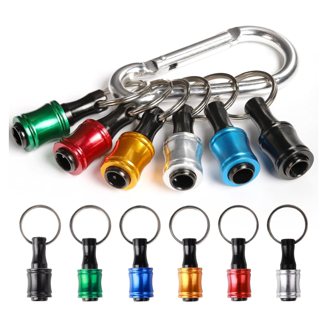 6-Piece Quick-Change Drill Attachment Bit Holder