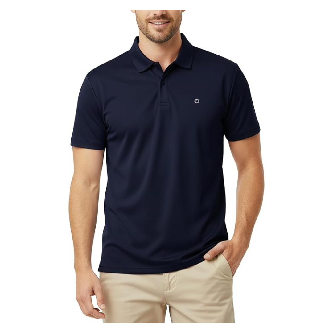 Athletic Men's Short Sleeve Polo Shirts (5 Colors)