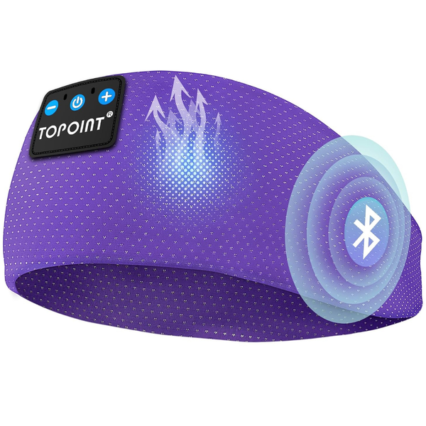 TOPOINT Bluetooth 5.4 Sleep Headphones Headband