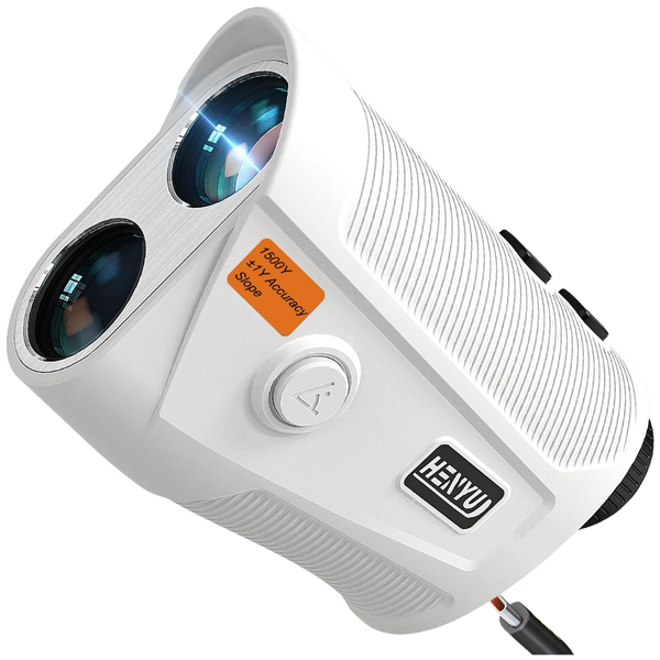 HENYU 1500-Yard 7X Rechargeable Golf Rangefinder W/ Slope