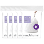 100-Count Custom Fit Liners Drawstring Kitchen Trash Bags