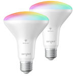 2-Pack 7.5W Sengled BR30 Smart Light Bulbs