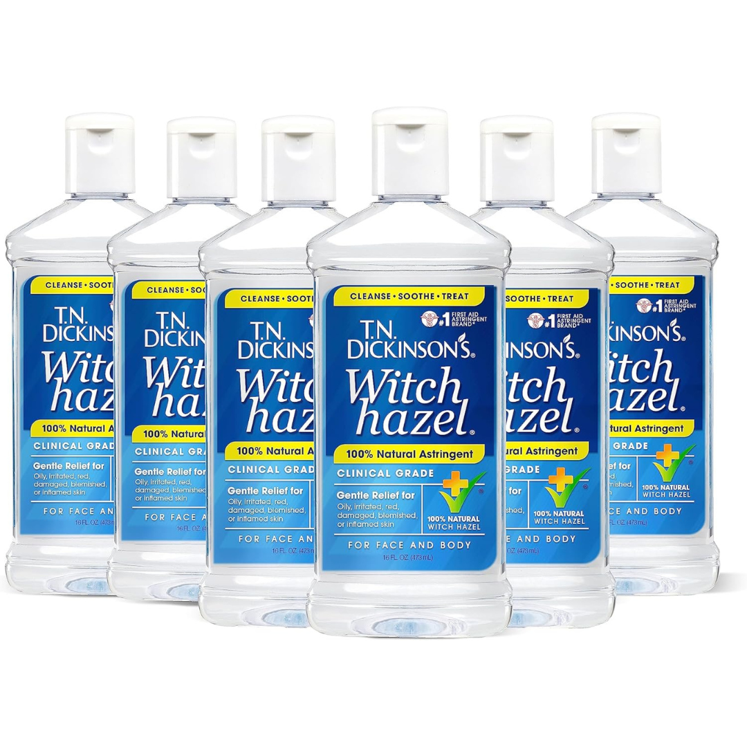 6-Pack 16-Oz T.N. Dickinson's Witch Hazel Astringent