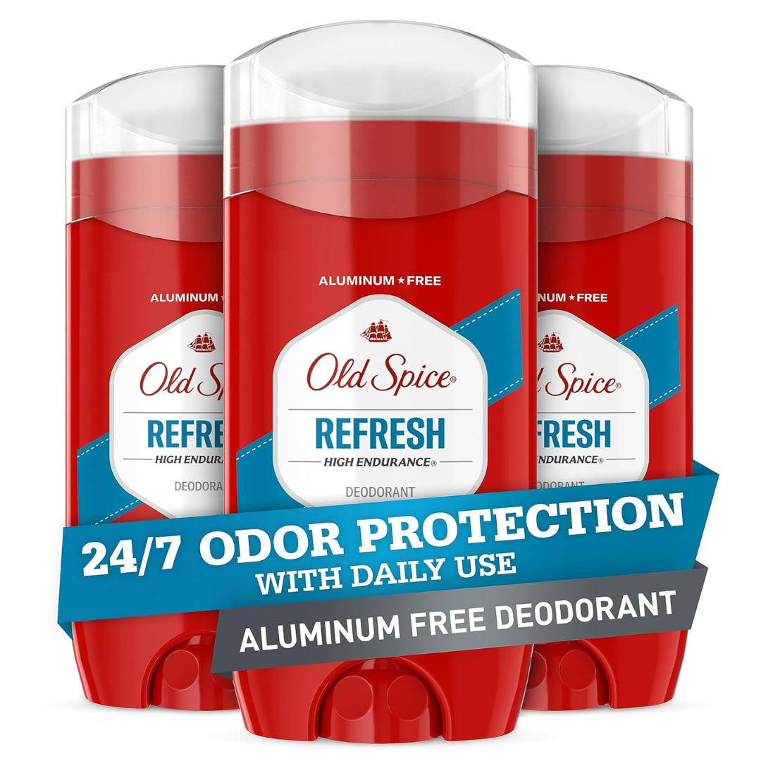 3-Pack 3.0-Oz Old Spice Aluminum-Free Deodorant