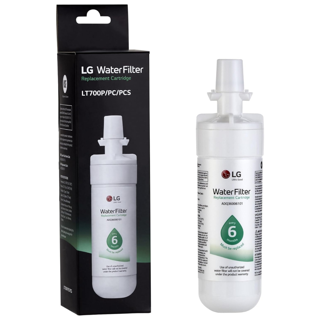 LG LT700P 6 Month 200 Gallon Capacity Replacement Refrigerator Water Filter