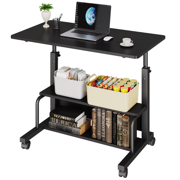 EDX Height Adjustable 36" Mobile Standing Desk