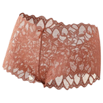 5-Pack Women's V Waist Breathable Cheeky Lace Boyshorts Underwear