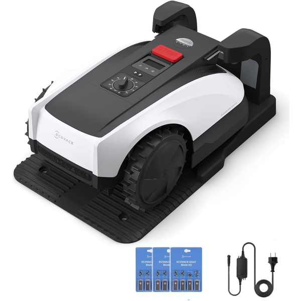 ECOVACS Goat O1000 RTK Care Kit Robotic Lawn Mower (up To 1/4 Acre)