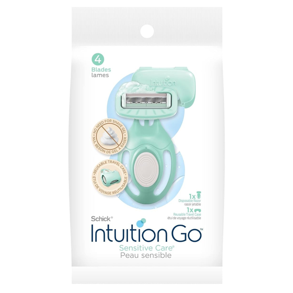 Women's Schick Intuition Go Disposable Razor With Organic Aloe
