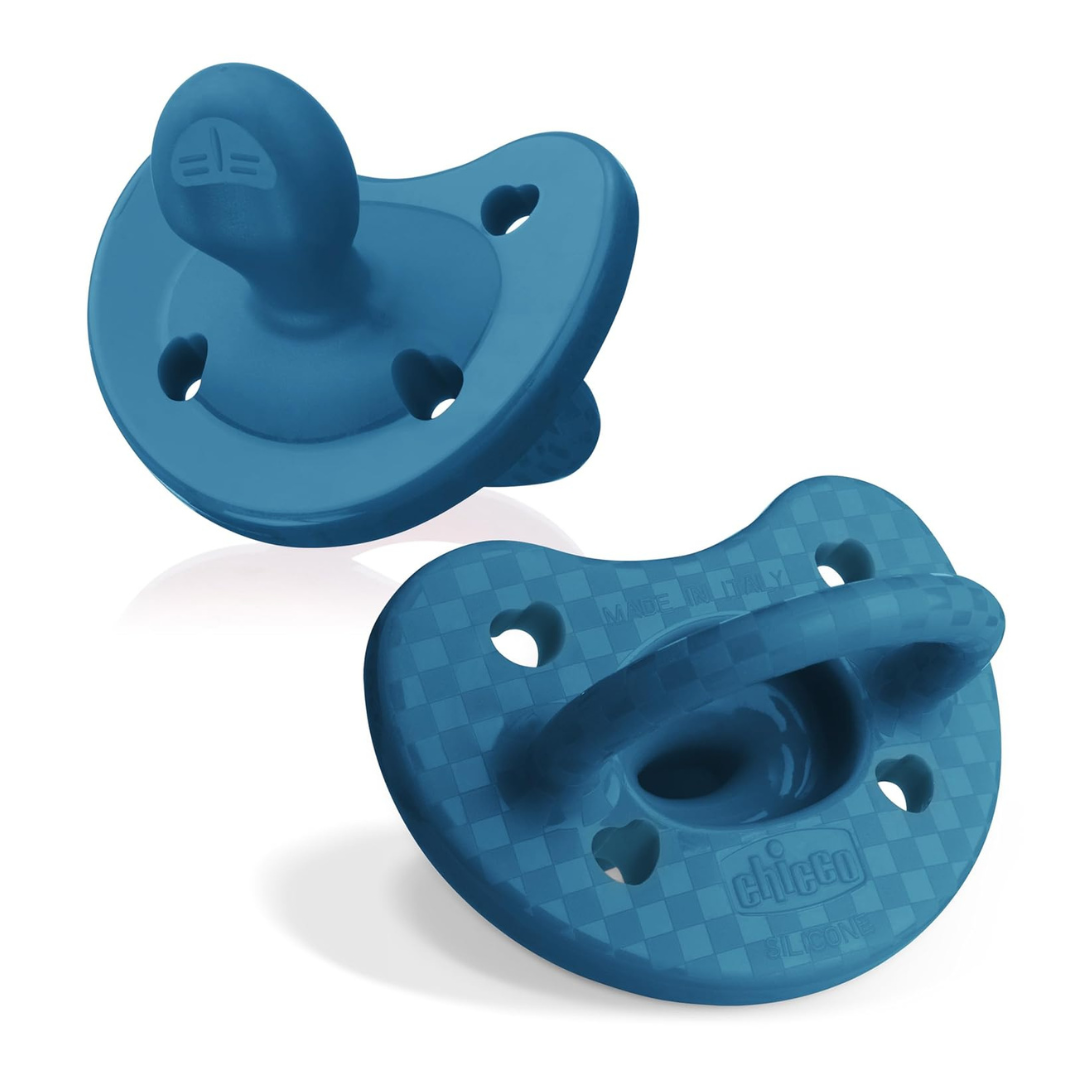 2-Pack Chicco PhysioForma Luxe Orthodontic Pacifiers (Ocean Blue)