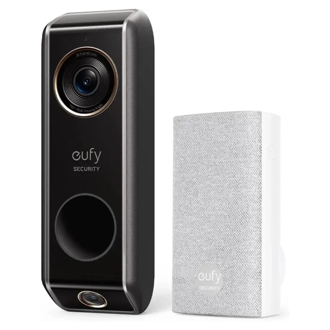 Eufy Security Wired Dual Camera Video Doorbell With Chime [Refurbished]