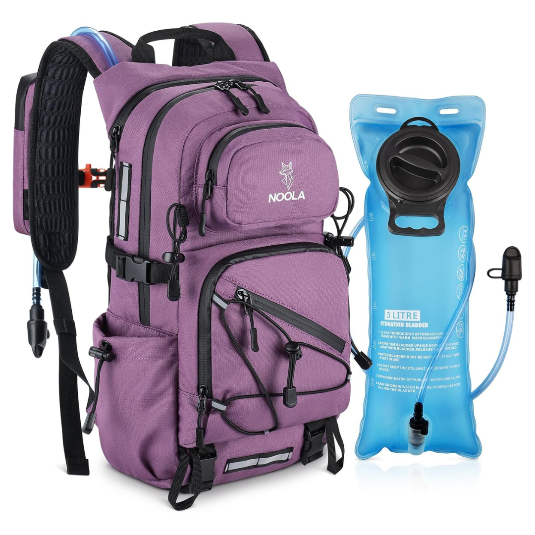 25L Lightweight Hydration Hiking Backpack With 3L Water Bladder