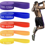 Pull Up Assistance Exercise Resistance Bands Set