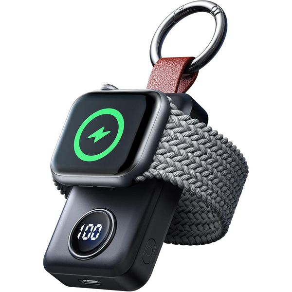 2000mAh Joyroom Wireless Charger W/ Keychain For Apple Watches (4 Colors)