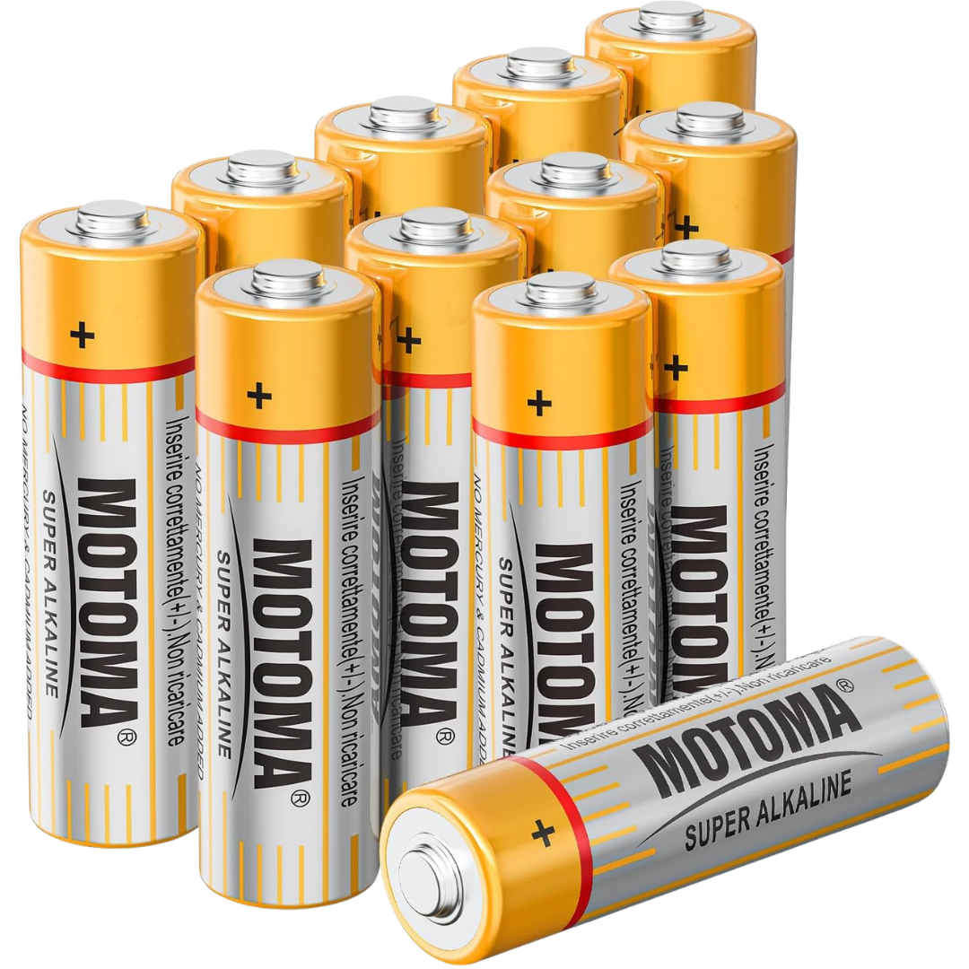 12-Pack MOTOMA 1.5V 1920mAh AA Batteries